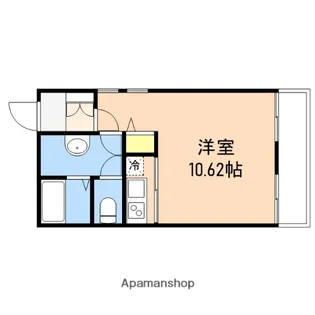 1Rの間取り画像