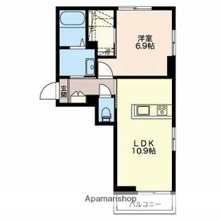 シャーメゾン寺尾台【1階】の間取り