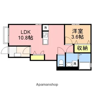 ハイム山【1階】の間取り
