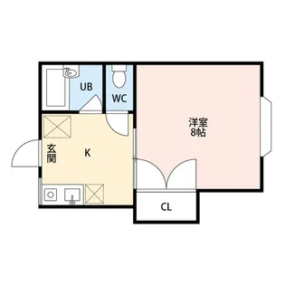 コーポ エスポワール【1階】の間取り