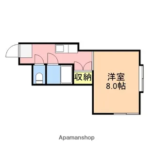 セシオール青山【205号室】の間取り
