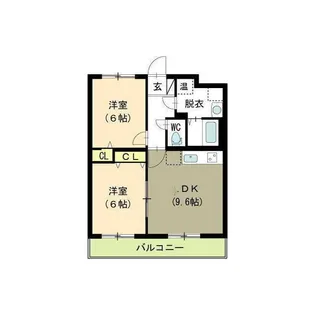 ガーデンアイリス【103号室】の間取り