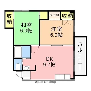 関分ビル【2階】の間取り