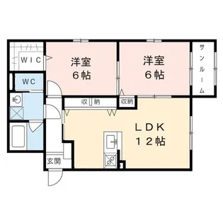 シャンドラ【2階】の間取り