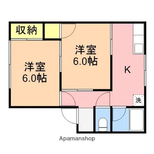 コーポヒラノ【1階】の間取り
