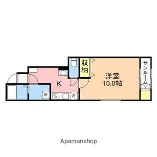 イーリッチテラス寺尾上【1階】の間取り