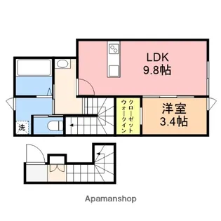ルクス文京町【2階】の間取り