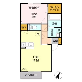 アステール Ⅱ A【2階】の間取り