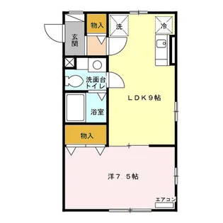 CREST西小針台【1階】の間取り