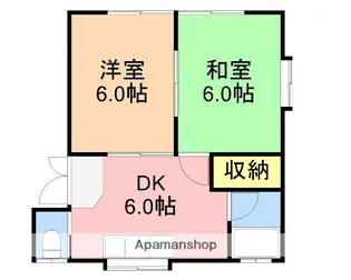メゾンアソシエ【101号室】の間取り