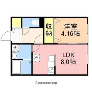 アマン浜浦【3階】の間取り