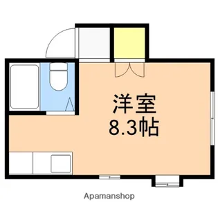 プレイス田町【202号室】の間取り