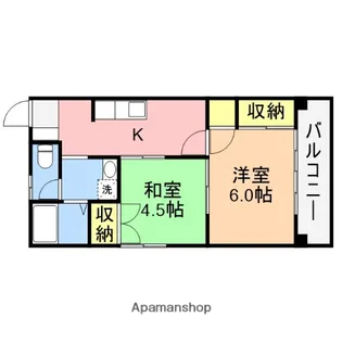 ONハイツ【2階】の間取り