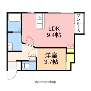 神宮寺尾【1階】の間取り