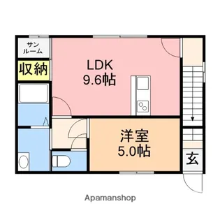 神宮寺尾【2階】の間取り