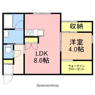 小新アパート【1階】の間取り