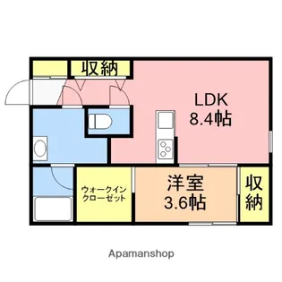 小新アパート【2階】の間取り