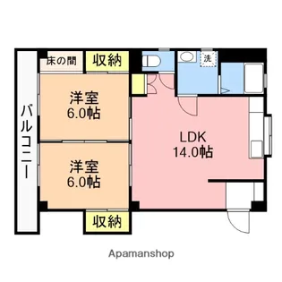 FJK青山【202号室】の間取り