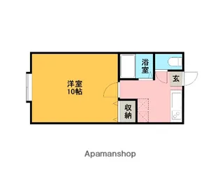 グランシャリオA・B【B103号室】の間取り