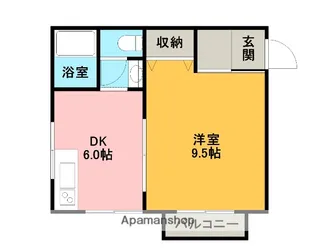 シュペルノーヴァA棟【1階】の間取り