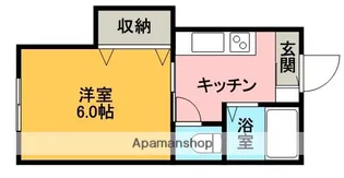 コーポ栄【205号室】の間取り
