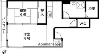 堀井ビル【401号室】の間取り
