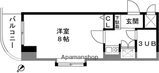 ライオンズマンション長岡駅東【603号室】の間取り