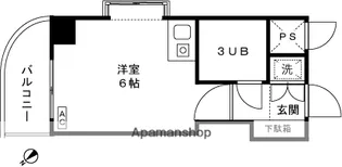 ライオンズマンション長岡駅東【201号室】の間取り