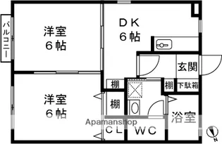 ディアスNAKAZAWA【103号室】の間取り