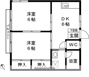 ラフォーレ【1階】の間取り