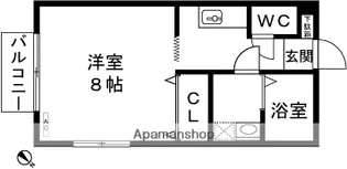 リヴァージュ【1階】の間取り
