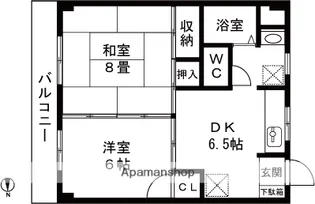 マンション喜福【210号室】の間取り
