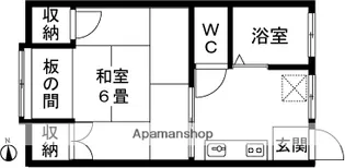 第2TOKI(トキ)【225号室】の間取り