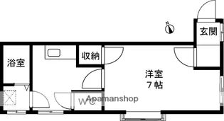 ペガサス長峰【1号室】の間取り