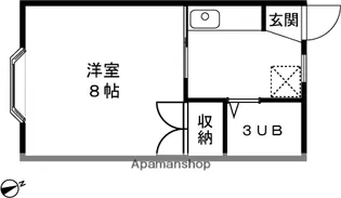 キャピトルハイツ北山【2階】の間取り