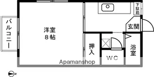 ライブリーBOX【203号室】の間取り