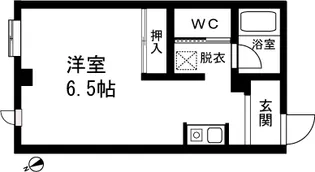 新栄ハイツ平沢【306号室】の間取り