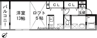 VITA SANWA A棟【204号室】の間取り