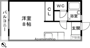 ロワールⅠ【105号室】の間取り