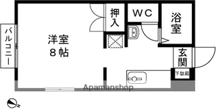 ポーロニハイツ【103号室】の間取り