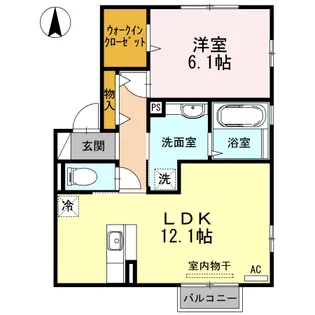 メゾン・ド・ルシオ【2階】の間取り