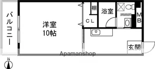 グリーンテラス【207号室】の間取り