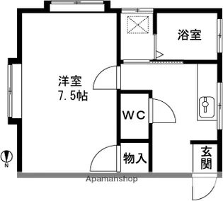 ペガサス美沢【3号室】の間取り