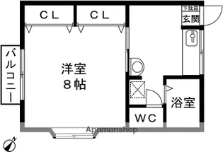 宮関ハイツユウ【201号室】の間取り