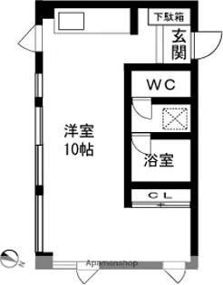 新栄ビル【304号室】の間取り