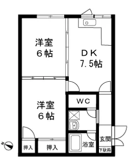 新栄ビル【301号室】の間取り