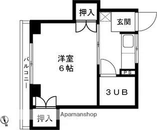 メゾンドヴァンタン【102号室】の間取り