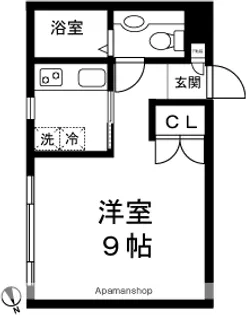 プールサイド【103号室】の間取り