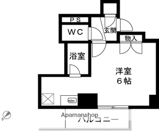 ホーユウコンフォルト長岡【101号室】の間取り