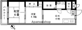アルカサールB【202号室】の間取り